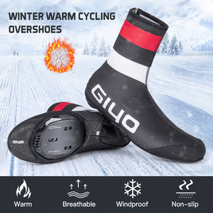 Cubiertas impermeables para zapatos de ciclismo, cubiertas cálidas para zapatos de bicicleta de invierno, chanclos para bicicleta de montaña y carretera - Product Image 2