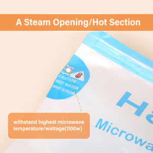 ถุงฆ่าเชื้อพลาสติกไร้สาร BPA ด้วยตนเองสำหรับขวดนมเด็กเกรดอาหารปลอดภัยใช้ในการนึ่งฆ่าเชื้อด้วยไมโครเวฟ20แบบกำหนดเอง - Product Image 6