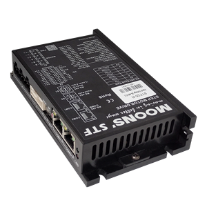 Controlador de Motor Paso a Paso de 2 Fases MOONS de Alto Rendimiento, 24-70VDC, 10A, con Protocolos Modbus RS-485, CANopen, EtherNet/IP y EtherCAT - Product Image 2