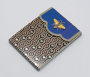 Bán Buôn Xách Tay Vàng Hot-Stamped 75-Tấm Lót Từ Túi Sổ Ghi Chú Với Fold-Over Bìa Và Kim Loại Trang Trí Mảnh - Product Image 1