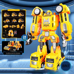 Offre Spéciale : Figurines d'action robotiques transformables en plastique, inspirées des films, grande taille, jouets de construction robot-voiture - Product Image 3