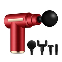 Pistola de masaje deportiva inalámbrica portátil para músculos de tejido profundo para uso en terapia corporal en el cuello, cara, cabeza, brazo, pecho, mano, cintura, pierna, pie