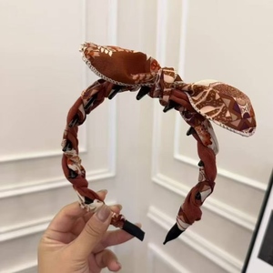 Multiple Models Hot Selling Popular Niche Design Exquisite Cute <b>Sweet</b> Bowknot Hairband Vintage Women's Hairbands Fashion Jewelry - Product Image 4