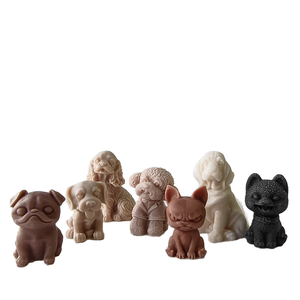 Molde de silicona Angry Puppy para velas, gomas de mascar y repostería, herramienta DIY hecha a mano, marca JHM, 1 pieza - Product Image 1