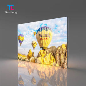 TianLang Textile Trade Show <b>Advertising</b> Fabric Frameless LED Backlit <b>Light</b> <b>Box</b> Seg Aluminum Profile Picture Frame Photography - Product Image 2