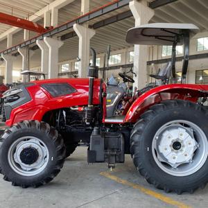 Hot-selling 4WD wheeled plowing tractor, 80HP, strong power, landscaping tractor - Product Image 2