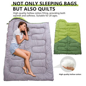 Nouveau Sac de Couchage en Polyester Imperméable en Forme d'Enveloppe, Toutes Saisons, Logo et Couleur Personnalisables pour le Camping en Plein Air, la Randonnée et les Siestes - Product Image 4