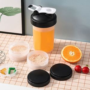 22-גרם שחור עבור שאקר בקבוק מערכת גלולה מארגן רותח ישים עבור תוסף אחסון חלבון אבקת חלבון - Product Image 4