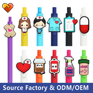 Bolígrafos de Gel de Punta Fina de 0.5mm con Diseño de la Princesa Lisa, Alta Calidad, Precisión, Plástico PVC para Niñas con Dijes Decorativos - Product Image 6