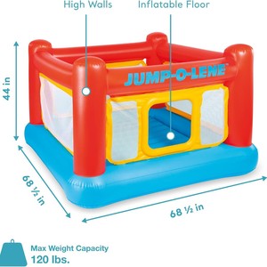 Château gonflable avec piscine à balles, aire de jeux intérieure en PVC pour enfants, équipement de jeu pour 5 à 10 utilisateurs, capacité de 100 à 500 kg - Product Image 4