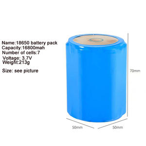 Hot Sale!!!!! 18650 battery pack <strong>3</strong>,7 V 18650 10Ah 16ah Li-ion battery with PCB for flashlight light - Product Image 4