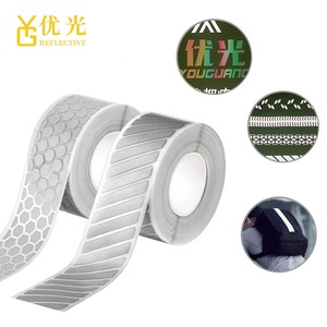 YouGuang, venta al por mayor, etiquetas de <span class=keywords><strong>vinilo</strong></span> de transferencia de calor reflectantes, Material PET con adhesivo para chaquetas y cascos de motocicleta - Product Image 2