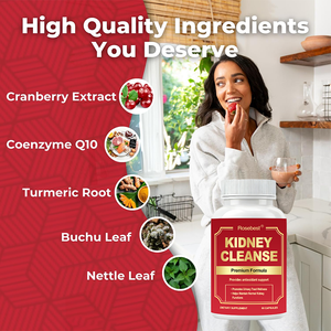 Cápsulas de Suplemento Herbal Vegano 8 en 1 para Limpieza y Desintoxicación Renal, con Arándano Rojo y Vitaminas del Grupo B, de Marca Privada, Fabricante Certificado GMP - Product Image 2