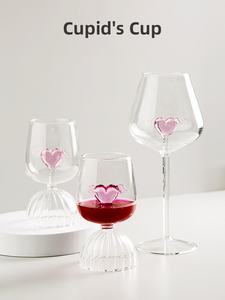 Nouveau Verre à Vin Rose en Verre Borosilicate Créatif Style Nordique INS, Verre à Vin Rouge Tendance - Product Image 2