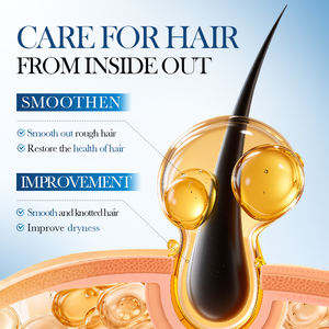 Minyak esensial perawatan rambut, kapsul minyak esensial SADOER polipeptide Keratin perawatan rambut lembut - Product Image 4