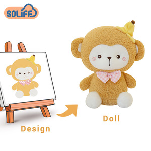 New Fashion Custom Made Plush Toys From the Drawing Custom <strong>a</strong> Stuffed <strong>Animal</strong> Plush Toy Doll - Product Image 4