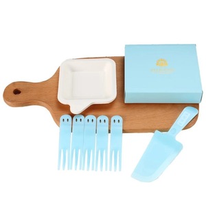Disposable <b>Cake</b> Cutlery Set Paper Plates 5 Person Serving Party Dessert <b>Kit</b> - Product Image 5