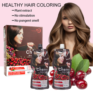 New Arrival <strong>Cherry</strong> <strong>Hair</strong> <strong>Dye</strong> Brown and Black <strong>Hair</strong> Color Cream 30 Colors Available - Product Image 5
