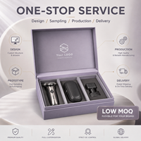 Emballage magnétique écologique de qualité supérieure avec doublure en éponge pour kit de rasoir électronique