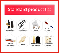 WIDEN Professional Performance Brass Gold Lacquer Tone School Beginner Tenor Saxophone Wind Instrument