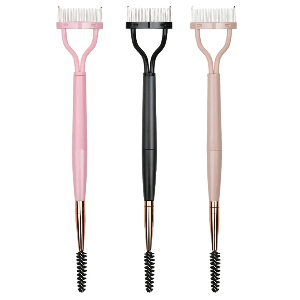 Double End Eyebrow Brush 2 In1 Lash Extension Products Brow Comb Makeup Tools And Accessories Set