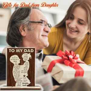 <b>Wooden</b> Handmade Tabletop Print Father's Day Mother's Day Gift Uionen 1556 - Product Image 4