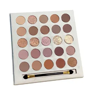 INS Popular 25 Various Colors Cream texture Eye-Shadow Long-lasting Affordable Waterproof Eye-shadow Palette For Lady