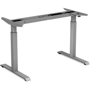 Bureau électrique à deux niveaux Alera AdaptivErgo, réglable en hauteur, 48,06 po x 24,35 po x 27,5 po, base de table réglable en hauteur de 47,2 po, gris, pour bureau - Product Image 1