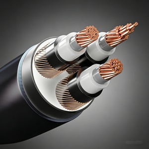 High Performance Medium Voltage Power <b>Cable</b> 3 Core XLPE Insulation Copper Core for Underground Distribution 35kV - Product Image 4