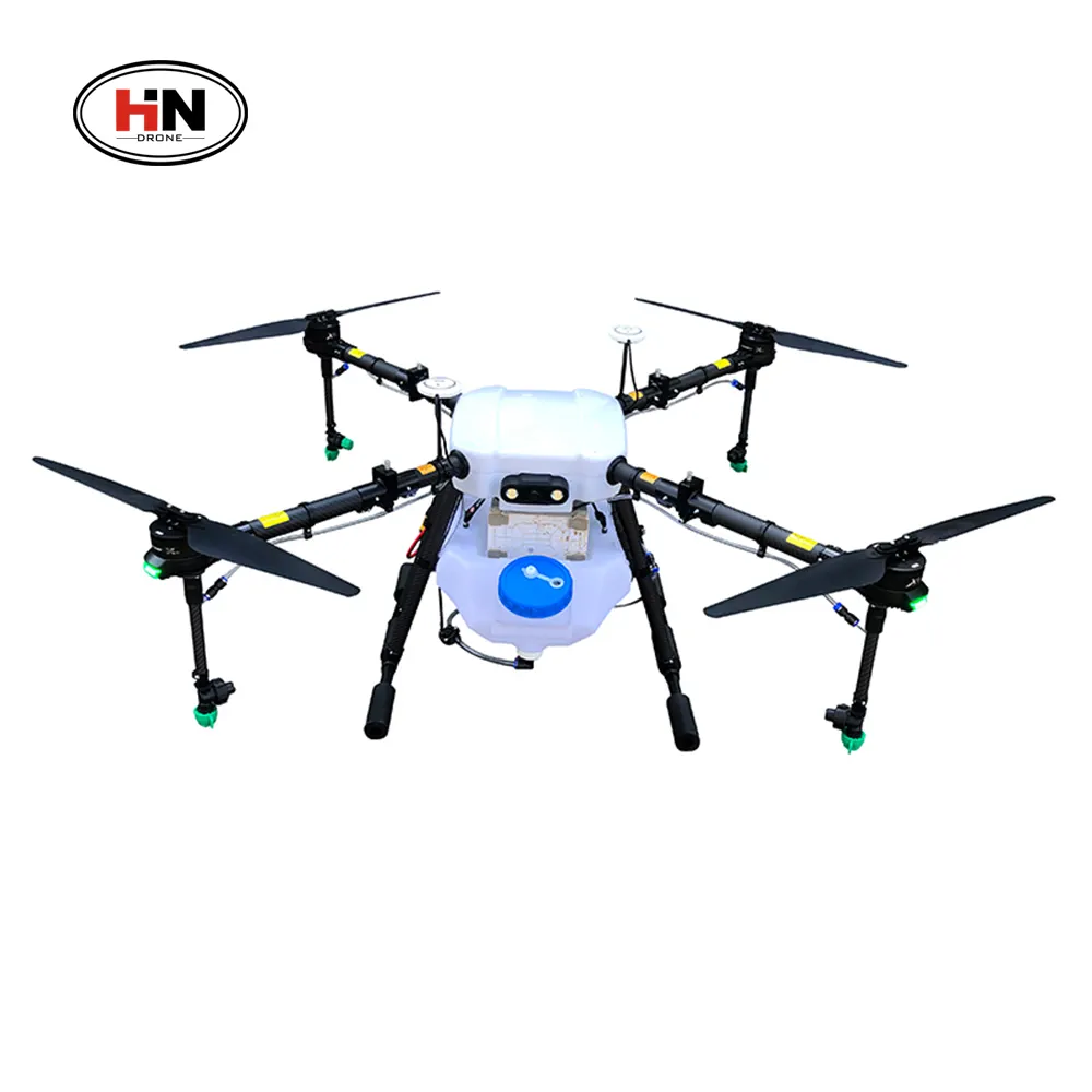 10 kg di carico utile drone agricolo con 4 assi 16000mAh batteria PC520 Dual 6S caricatore agri drone spruzzatore