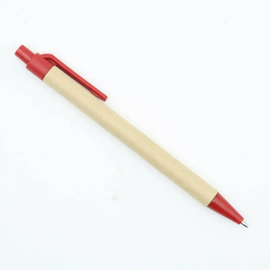 Biodegradabile nero <span class=keywords><strong>Biro</strong></span> rotolamento riciclato Branding Logo personalizzato Eco Friendly carta Kraft penna a sfera - Product Image 6