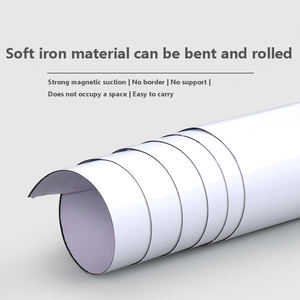 Tableau blanc effaçable à sec pour la planification des réunions au bureau et à l'école, film PET, autocollant mural, rouleau, tableau blanc magnétique souple - Product Image 4