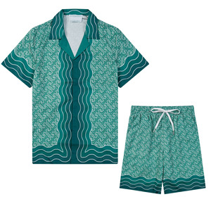Nouvel <span class=keywords><strong>Ensemble</strong></span> <span class=keywords><strong>Short</strong></span> Décontracté Unisexe Été 2025 Imprimé Numérique <span class=keywords><strong>Chemise</strong></span> Manches Courtes Tricoté 100 % Polyester Séchage Rapide <span class=keywords><strong>Ensemble</strong></span> 2 Pièces - Product Image 6
