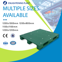 Palette en plastique 1200x1000 avec base périmétrique pour entrepôt automatisé et convoyeurs