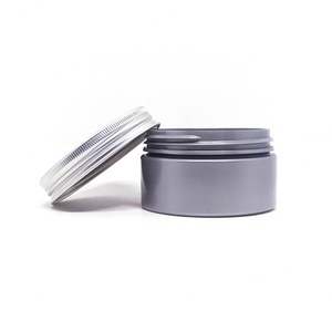 White 100ml-200ml PET Wide Mouth <b>Plastic</b> Cosmetic <b>Jars</b> for Lipstick Skin Care & Body Cream with Custom Logo - Product Image 4