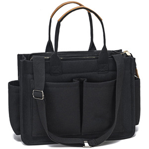 <span class=keywords><strong>Bolsa</strong></span> <span class=keywords><strong>de</strong></span> Pañales <span class=keywords><strong>de</strong></span> Lona con Logotipo Personalizado al por Mayor, <span class=keywords><strong>Bolsa</strong></span> <span class=keywords><strong>de</strong></span> Mano Cruzada para Mamá <span class=keywords><strong>de</strong></span> Gran Capacidad, Cierre <span class=keywords><strong>de</strong></span> Cremallera, Correa Ajustable, Ligera - Product Image 3