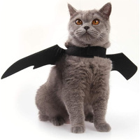 Ailes de chauve-souris en feutre pour chat, accessoire de costume d'Halloween pour animaux de compagnie pour les fêtes