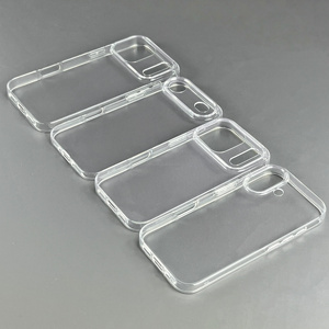 Funda de teléfono suave en blanco transparente para iPhone 17 Pro Max 16 Pro Max 17 Air fundas de teléfono móvil diseño Simple de lujo a granel a prueba de golpes TPU - Product Image 4