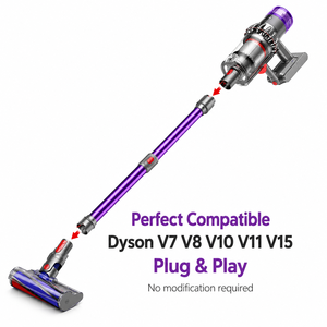 Tige télescopique de remplacement pour aspirateur V7 V8 V10 V11 V15, support de tube en aluminium réglable, OEM ODM, vente en gros - Product Image 2