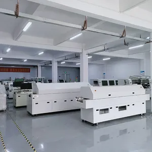 Mini 4 Zones Reflow Oven Mesh Belt 400mm Welding Equipment Reflow Soldering Reflow Oven Machine