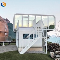 Cabine Préfabriquée Créative pour Expérience Artistique Enfantine, Conteneur Aménagé, Villa en Acier, Entrepôt Apple – Idéale pour Cafés, Salons de Thé et Plus Encore