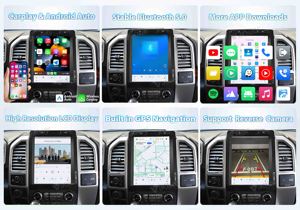 Radio Estéreo para Auto Android 13 de 12.1 Pulgadas Compatible con Ford F150 2015-2020, Navegación GPS, Reproductor Multimedia, Carplay, 4G, WiFi, Pantalla Táctil - Product Image 6