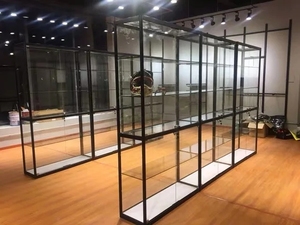 Thiết kế phổ biến <span class=keywords><strong>Showcase</strong></span> tủ mỹ phẩm Tủ nước hoa kệ kính hiển thị giá Boutique hiển thị đầy đủ tầm nhìn giới thiệu - Product Image 2