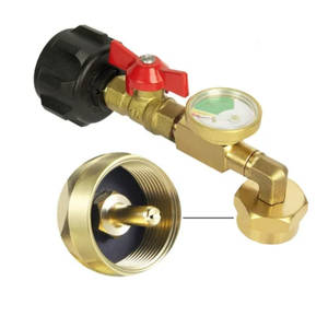 Adaptateur coudé en laiton à 90 degrés Vanne <span class=keywords><strong>de</strong></span> contrôle basse pression Surface lisse pour recharge <span class=keywords><strong>de</strong></span> propane <span class=keywords><strong>de</strong></span> 1lb 20lb Raccords <span class=keywords><strong>de</strong></span> tuyau <span class=keywords><strong>de</strong></span> gril <span class=keywords><strong>de</strong></span> camping - Product Image 2