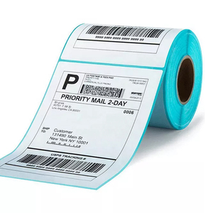 Etiquetas de <span class=keywords><strong>Papel</strong></span> Térmicas Reciclables de 100 x 150 mm, Adhesivas, Resistentes al Agua, Aceite y Alcohol, de Alta Calidad, Personalizables en Rollo - Product Image 4
