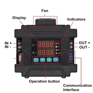 Convertitore DC-DC Buck Programmabile CC <span class=keywords><strong>CV</strong></span> 60V 5A Regolatori di Tensione Alimentatore Regolato Regolabile con Software TTL - Product Image 6