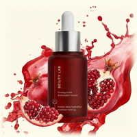 Sérum à la Vitamine C Antioxydant à la Grenade Rouge, Sérum Visage Anti-Âge Réparateur Hydratant Éclaircissant 30mL