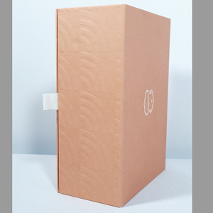 Thân Thiện Với Môi Cao-End Nghệ Thuật Màu Đen Hồng Bìa Hot Stamping Vàng Lá Xách Tay May Mặc Từ Có Thể Gập Lại Bao Bì Hộp - Product Image 4