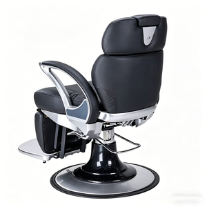Chaise de Barbier Pliante Ergonomique en Cuir Synthétique de Luxe pour Salon, Hauteur Réglable, Vente en Gros - Product Image 4