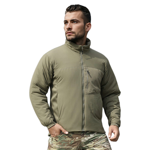 Giacca Tattica da <span class=keywords><strong>Uomo</strong></span> S.archon Antivento Impermeabile in Nylon con Collo Alto <span class=keywords><strong>Senza</strong></span> <span class=keywords><strong>Cappuccio</strong></span> Leggera per Lavoro Invernale e Attività all'Aperto - Product Image 3